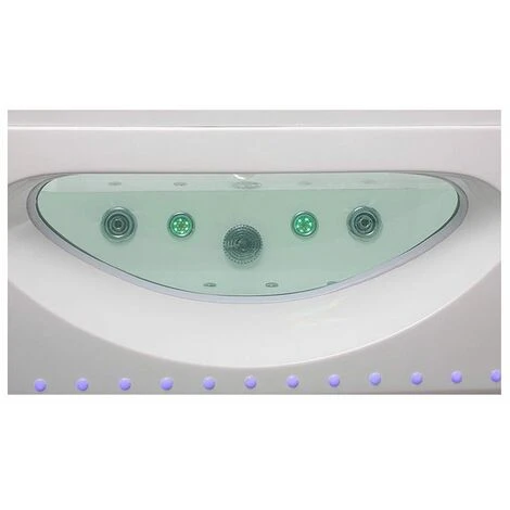Bañera De Hidromasaje Guadalupe Blanca Con 38 Jets 5 Bañera De Hidromasaje Guadalupe Blanca Con 38 Jets - Imagen 3