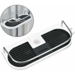 Hogar Baño Tienda 28 Organizador De Baño Para Champú, Apto Para Rieles De 19 Mm A 25 Mm