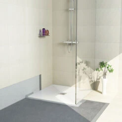 Jackon Plato De Ducha Aqua Centré 1200 X900x40mm Con Desagüe Horizontal (4512089 + 4512007) -Hogar Baño Tienda 97842884 3