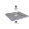 Jackon Plato De Ducha Aqua Centrado 1000x1000x40mm Con Desagüe Horizontal -Hogar Baño Tienda 97843486 1