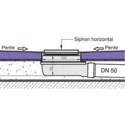 Jackon Plato De Ducha Descentrado Aqua 1800x900x50 + Desagüe Horizontal Libre (4512099 + 4512007) -Hogar Baño Tienda 97843494 4