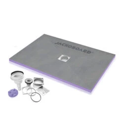 Jackon Plato De Ducha Aqua Centrado 1800x900x40mm Con Desagüe Vertical Libre (4512091 + 4512008)