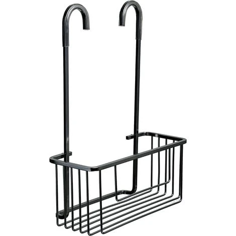 Tatay Cestillo Con Colgador Aluminium Black 3 Tatay Cestillo Con Colgador Aluminium Black