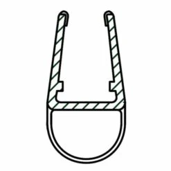 PERFIL 2 METROS BURBUJA MAMPARA 6/8MM - EHLIS