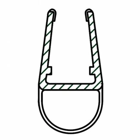 PERFIL 2 METROS BURBUJA MAMPARA 6/8MM - EHLIS 3 PERFIL 2 METROS BURBUJA MAMPARA 6/8MM - EHLIS