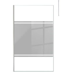 Mampara De Ducha 120x200cm Espejo - Profil + Barra De Techo Cromada - FREEDOM 2 MIRROR 8 Mampara De Ducha 120x200cm Espejo - Profil + Barra De Techo Cromada - FREEDOM 2 MIRROR -Hogar Baño Tienda 99300498 3